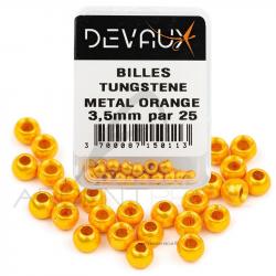 Bille Tungstène DEVAUX métal orange X25 3,5 mm