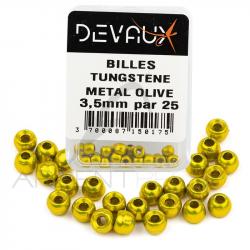 Bille Tungstène DEVAUX métal olive X25 2,5 mm
