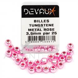 Bille Tungstène DEVAUX métal rose X25 4,6 mm