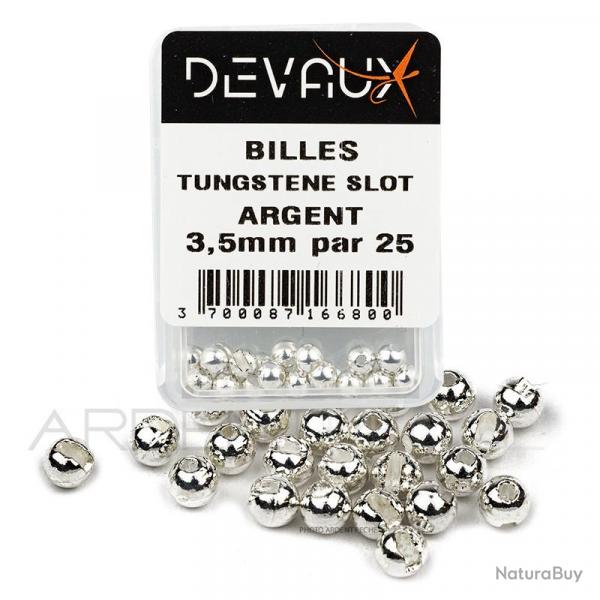 Bille Tungstne SLOT DEVAUX argent X25 3,5 mm