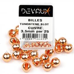 Bille Tungstène SLOT DEVAUX cuivre X25 2,5 mm