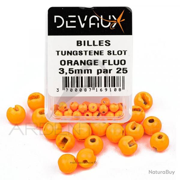 Bille Tungstne SLOT DEVAUX orange fluo X25 3 mm