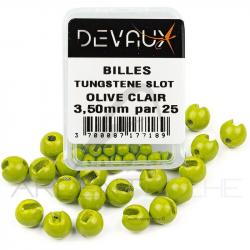 Bille Tungstène SLOT DEVAUX olive clair X25 2,5 mm