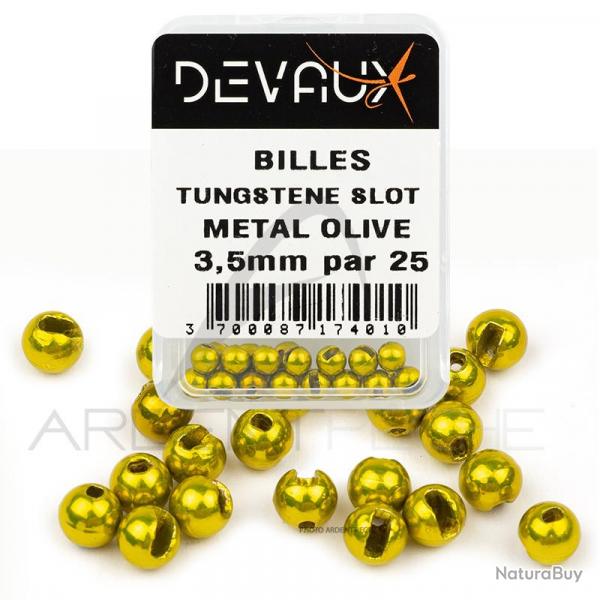 Bille Tungstne SLOT DEVAUX mtal olive X25 3,5 mm