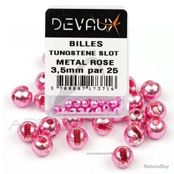Bille Tungstne SLOT DEVAUX mtal rose X25 3,5 mm