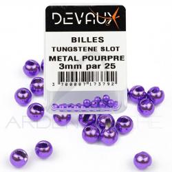 Bille Tungstène SLOT DEVAUX métal pourpre X25 3,5 mm