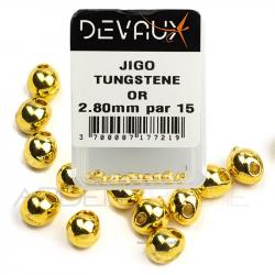 JIGO Tungstène DEVAUX or 2,8 mm