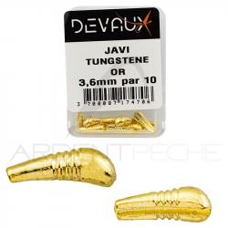 JAVI Tungstène DEVAUX or 4 mm
