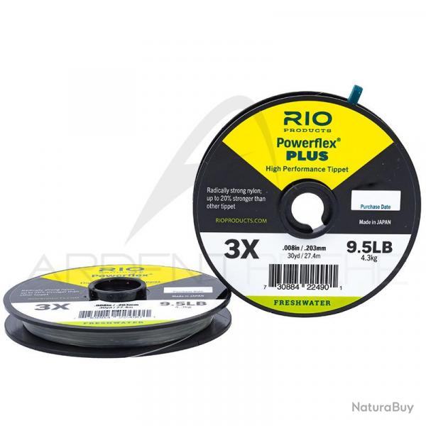 Fils nylon RIO Powerflex Plus (27.40m) 0X -  0.279