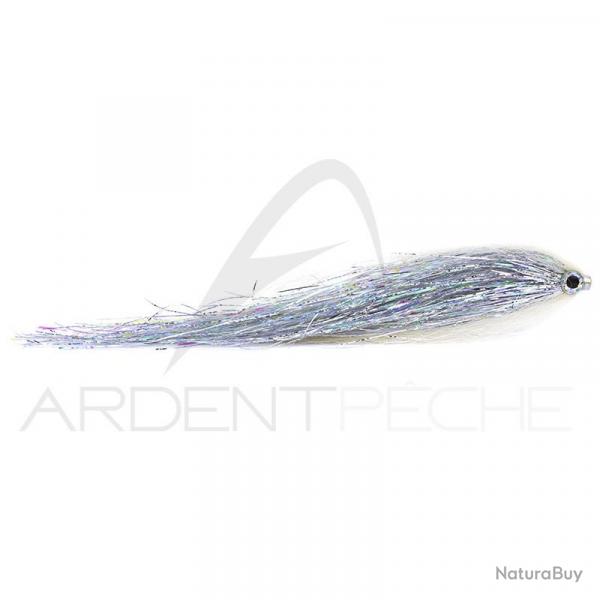 Mouche FutureFly Brochet Tube Blanc Tube 4 cm