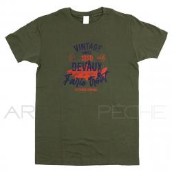 Tee-Shirt DEVAUX Vintage Kaki M