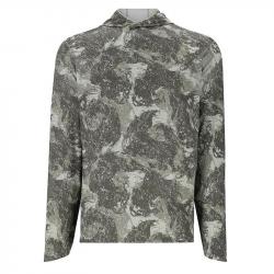 Tee shirt SIMMS Solarflex Hoody Back Eddy Willow XL