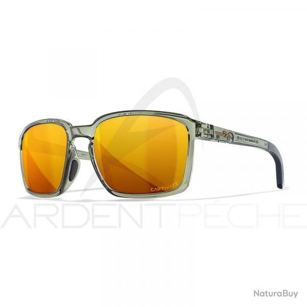 Lunettes polarisantes WILEY X Alfa captivate Bronze Light olive frame
