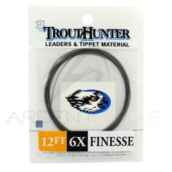 Bas de ligne TroutHunter Finesse 12' (3,60m) 4X - 0,185 mm