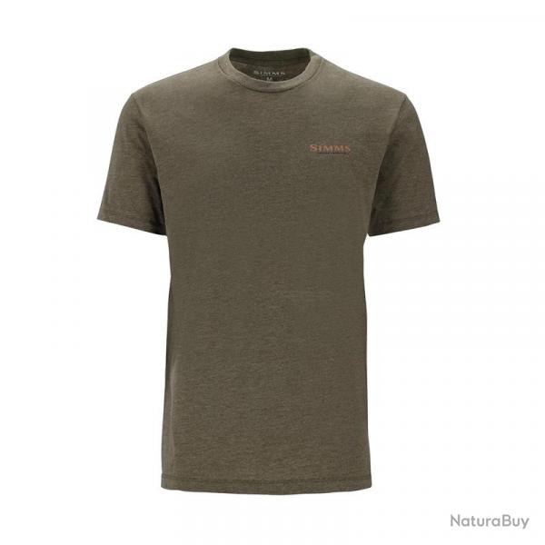 Tee shirt SIMMS Let It Fly T Shirt Military Heather