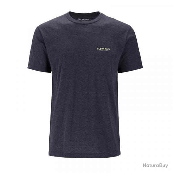 Tee shirt SIMMS Simms Classic Tackle T Shirt Navy Heather
