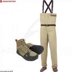 Pack waders REDINGTON Crosswater + chaussures Benchmark caoutchouc XXL