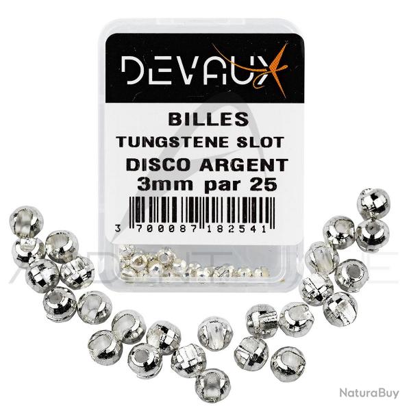Bille Tungstène DEVAUX Slot Disco argent 4.6 mm