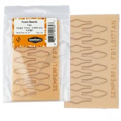 Mousse corps réalistic scarabée tan 17 mm
