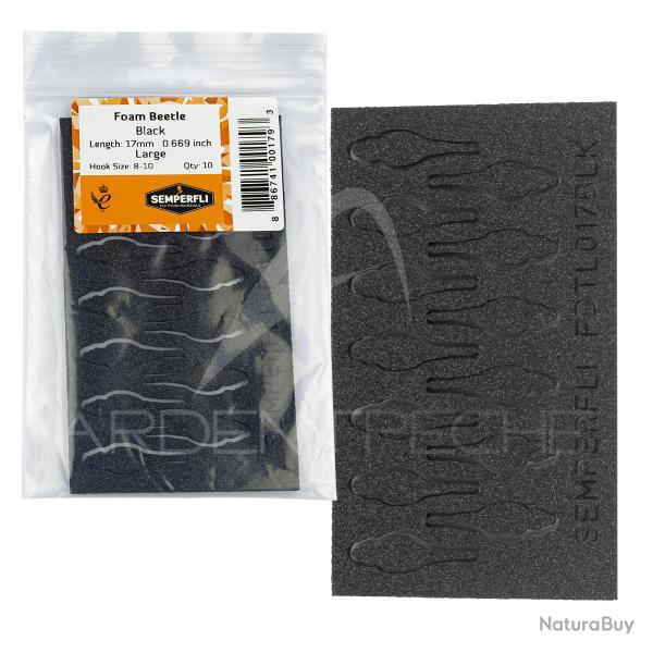 Mousse corps ralistic scarabe noir 17 mm