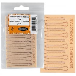 Mousse corps libellule tan 40 mm
