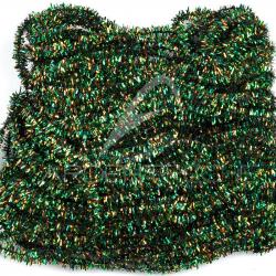 Herl de paon synthétique micro 1 mm vert
