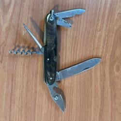 Couteau issard inox ancien multifonctions