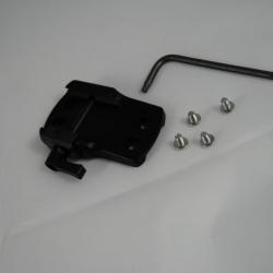 Montage Recknagel ERA pour Burris Fastfire  pour rail weaver de 21 mm, amovible, fermeture à levier