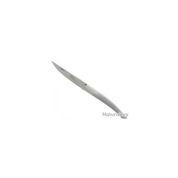 Couteau Le Thiers par GOYON-CHAZEAU lame mate acier 12C27 manche inox