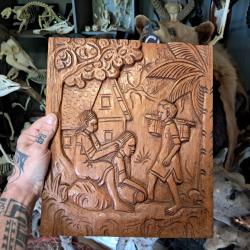 Tablette , tableau Polynésienne