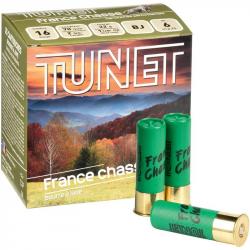Cartouches Tunet France Chasse 32g BJ - Cal.16 x5 boites