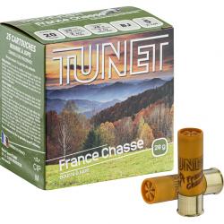 Cartouches Tunet France Chasse 28g BJ - Cal.20 x10 boites