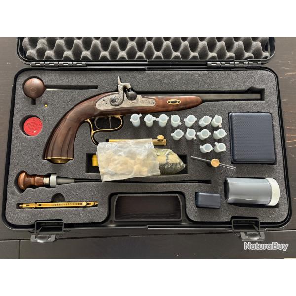 Pistolet duel Lepage poudre noire .45 tat excellent marque Chiappa
