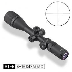 Lunette Viseur DISCOVERYOPT 4-16x42 Lumineuse + Colliers Montage OFFERTS