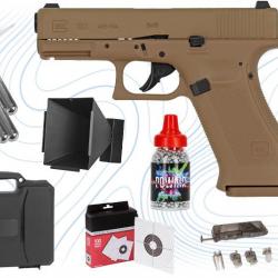 Pack Or Pistolet Glock 19 X cal BB 4.5 mm Umarex
