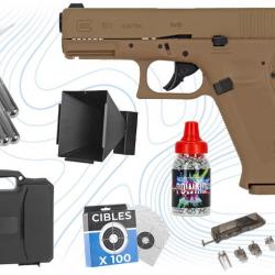 Pack Or Pistolet Glock 19 X cal BB 4.5 mm Umarex