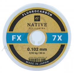 Fils fluorocarbone NATIVE FX 0,110 mm - 6,5X