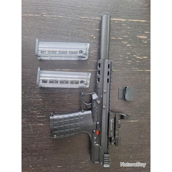 PIstolet keltec cp33+point rouge+mallette+silencieux trs bon tat