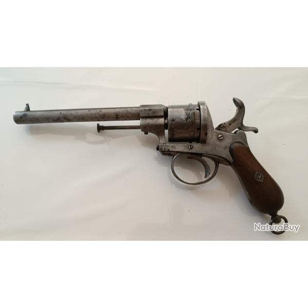 Revolver  broche systme Lefaucheux, 9 mm