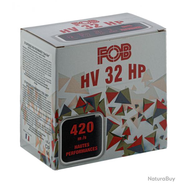 Cartouches Fob HV Acier haute performance - Cal. 12/70 N3 bte de 25