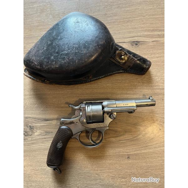 Enchres 1 - Revolver 1873 MAS 1879 monolatricule  + tui