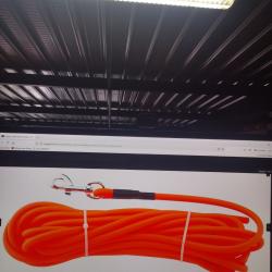Longe synthétique rondes 10 mètres pour chien country 8mm