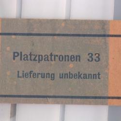 Etiquette originale seule 7,92x57 Allemagne ww2 5