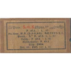 Etiquette originale seule 7,92x57 Allemagne ww2 8