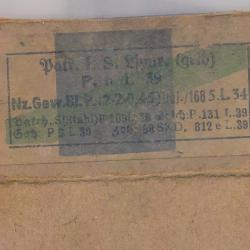 Etiquette originale seule 7,92x57 Allemagne ww2 16