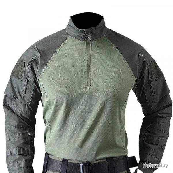 Army Tactical Shirt Man Shirts Military Combat Shirt Long Shirt Hunting Cothes Camouflage Shirts Pai
