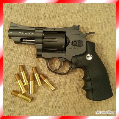 REVOLVER compact à CO2 Borner 708 + Munitions - Revolvers CO2 (13758096)