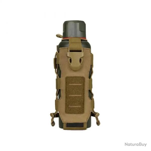 Laser Cut Design Molle Radio Pouch Holder & Molle Adjustable Water Bottle Holder 40 oz Bottle Pouch 