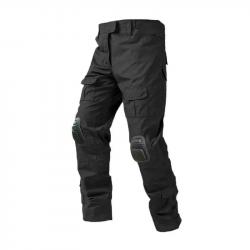 Men's Tactical CP Green Camouflage Cargo Pants Paintball Combat Trousers with Knee Pads Work Clothin