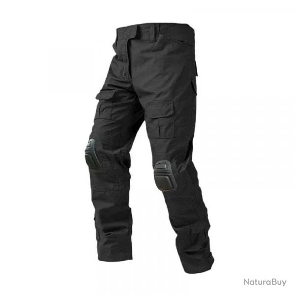 Men's Tactical CP Green Camouflage Cargo Pants Paintball Combat Trousers with Knee Pads Work Clothin